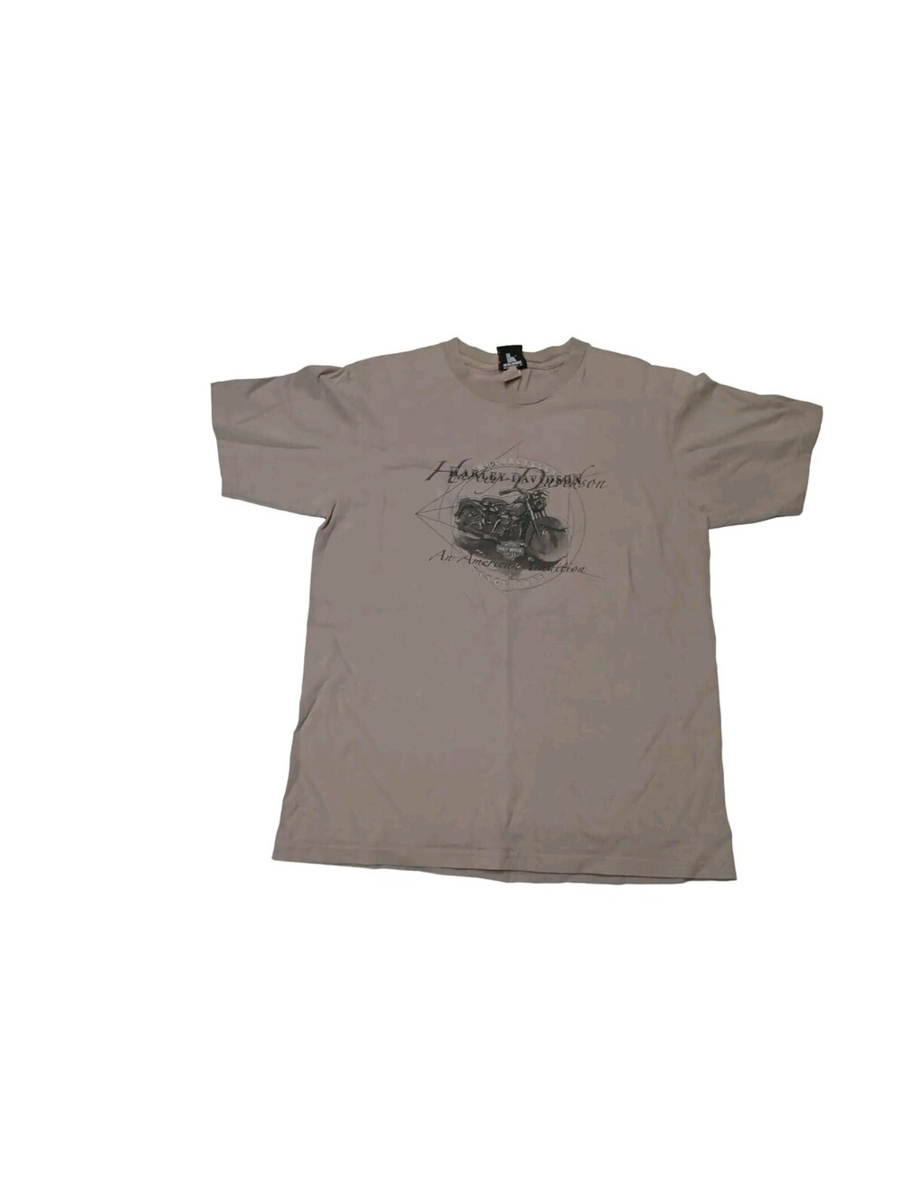 Harley Davidson Men's T-Shirt Large Gray An American Tradition Y2K USA